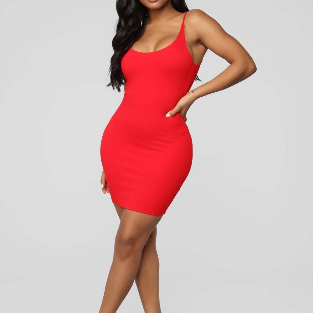 FASHIONNOVA- Julianna Body Sculpting Dress!!- Red